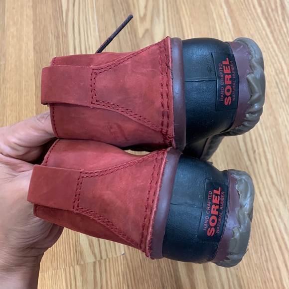 Sorel Red and Black Winter Boots - Picture 10 of 16